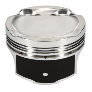 Mitsubishi Evolution Piston Kit - JE Pistons - Forged 2618 Aluminum, Flat Top, 3.386 in. Bore, 10.00:1 Compression Ratio - `01-`07
